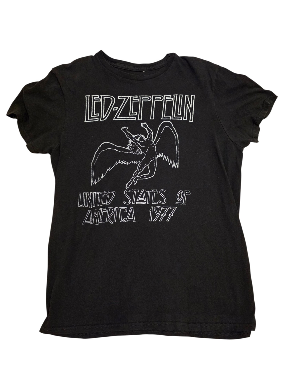 Led Zeppelin United States Of America 1977 Mythgem Ltd. graphic t-shirt